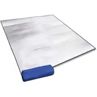 LONGZIMING Aluminium Slaapmat – Geïsoleerde Foam Campingmat, Opvouwbaar, Thermisch Tentmatje, Vloermat, Lichtgewicht Slaapmat voor Outdoor