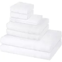 Ross Sonstiges 2 X washandjes 2 X gasten- 2 X douche- 2 X handdoek - in set 8 pack Rubin