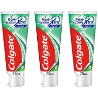 Colgate Tandpasta – Triple Action Xtra Fresh - 3 x 75 ml