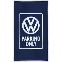 Brisa VW Collection - Volkswagen T1 Bulli Bus grote, stijlvolle en zachte strandlaken voor in de sauna, geweldig cadeau-idee/VW-fan-souvenir (alleen parkeren)