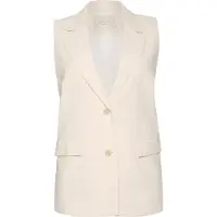 KAFFE CURVE gilet zand female | Maat: 48