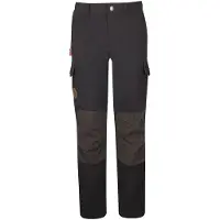 TROLLKIDS - Kid's Trollheimen Pants - Trekkingbroek 104, grijs/zwart