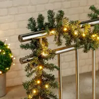 Huismerk Premium Kerstslinger Met Verlichting - 40 LED"S