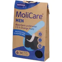 Molicare Hartmann Absorberend 1 Ondergoed +5 Pads Men M 1 St Incontinentieslip