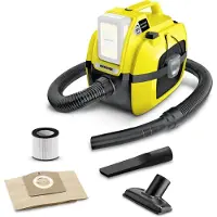 Kärcher WD 1 Compact Battery Nat-en Droogzuiger - 18 V - Excl. accu en lader - 7 liter - Patroonfilter