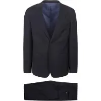 Suitable Structure Kostuum Wol Navy | Donkerblauw | Maat 56