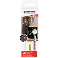 Edding 751 gloss paint marker set - 3x metallic