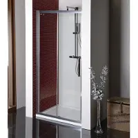 Polysan Lucis Line Douchedeur 1400 mm, helder glas