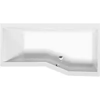 Hak Handelsagentur Koch Versys R asymmetrisch bad 170x84x70x47cm, wit