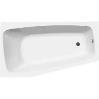 Hak Handelsagentur Koch Berounka Hoekbad 160x90x42cm, links, wit