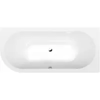 Hak Handelsagentur Koch Viva R asymmetrisch bad 175x80x47cm, wit