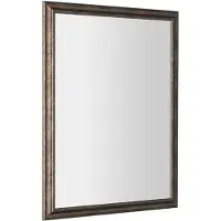 Sapho Romina Spiegel 68x88cm, met houten lijst, bronspatina