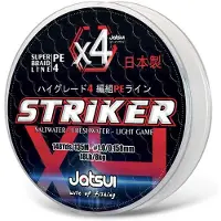 Jatsui Striker Pe 4 300 M Gevlochten Vislijn Transparant 0.208 mm