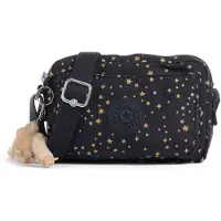 Kipling Schoudertas 'Abanu' navy / geel