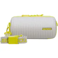 American Tourister schoudertas Rollio Crossbody Bag Light Grey / Lime Lichtgrijs
