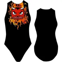 Turbo Devil Swimsuit Zwart M Vrouw