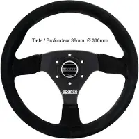 Sparco Steering Wheel 383 Suede Black