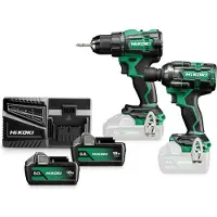 HiKOKI KC18DEWKZ Combopack DS18DE accuboor + WR18DH slagmoer 18V (gereedschapset)