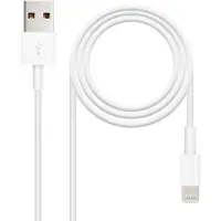Nanocable Gegevens-/Oplaadkabel met USB NANOCABLE 10.10.0400 Wit 50 cm (1 Stuks)