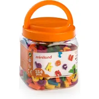Miniland Magnetic Letters Capital 154 Units Veelkleurig Kinderen