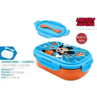 Kids Licensing Officiële Disney Mickey lunchbox voor kinderen - , een educatief accessoire