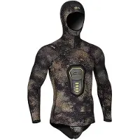 C4 Camoskin 5 Mm Spearfishing Jacket Grijs XL Man