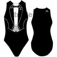 Turbo Smoking Swimsuit Zwart 4XL Vrouw