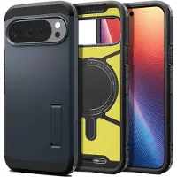 Spigen Tough Armor Backcover MagSafe voor de Google Pixel 10 Pro XL - Metal Slate