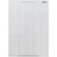 Gira Labelplaat 109000, 38x54 mm (109000)