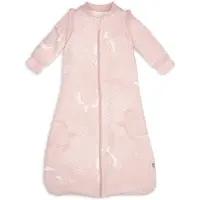 TURTLE Hopper - Newborn Slaapzak met Afritsbare Mouwen - Roze - 62cm - 2.4 TOG - Autostoel & Antikrabwantjes - Winterslaapzak
