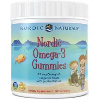 Nordic Naturals Nordic Omega-3 Gummies, Tangerine Treats , 82mg - 120 gummies