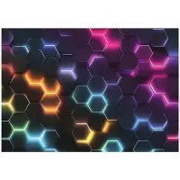 WALLARENA - Fotobehang - 350x250 cm - zeshoekig 3D gaming tienerbehang