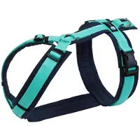 AnnyX Hondentuig - Y-tuigje - Ocean Blue - maat M - Borstomvang 62-74cm - Gewicht hond 18-30 kg
