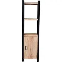 WGXL Collection Boekenkast Erik - 1 Deur - Acaciahout -