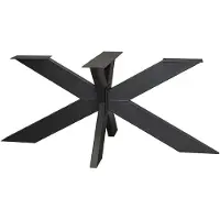 WGXL Collection Spinpoot 90 x 90 cm - 15 x 5 cm - Zwart - Metaal-