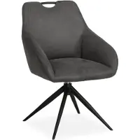 MX Sofa Eetkamerstoel Luka - Chicago - Antraciet - MxSofa