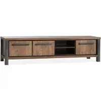 Maxfurn TV Meubel Kinga - Groot - Lamulux - Old teak -