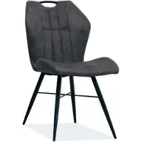 MX Sofa Eetkamerstoel Scala - Microvezel - Antraciet - MxSofa