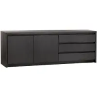 Maxfurn Dressoir Milanello - Groot - Lamulux - Noir -