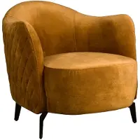 Tower Living Fauteuil Bondo - Fluweel - Goud -