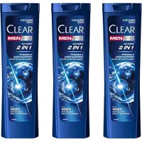 Clear Men Shampoo - Anti Roos - Dagelijkse verzorging - Shampoo voor alle haar- en hoofdhuidtypes 6x360ml