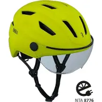 Bbb Cycling Move Faceshield Transparant E-bike Helm - Speed Pedelec Helm - Elektrische Fiets - Snorfiets - Neon Geel - Maat L - BHE-57