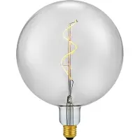 SPL | LED Filament | Grote fitting E27 | Globelamp | Helder | Rook | 5.5W | Dimbaar
