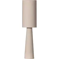 Woood Loft Tafellamp - Metaal/Bouclé - Naturel - 90xØ22 cm