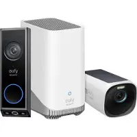 Eufy Security Video Doorbell E340 + HomeBase 3 + eufycam 3 - Bundelvoordeel