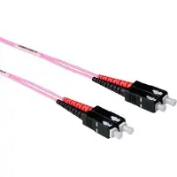 ACT RL3730 Glasvezel Patchkabel Duplex LSZH - SC/SC 50/125µm OM4 - 30 meter