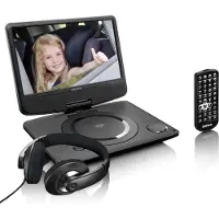 Lenco DVP-935 - Portable DVD-speler met batterij - 9 inch - Zwart