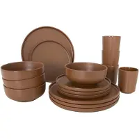 Bo Camp - Industrial - Servies - Patom - 16 Stuks - Terra