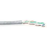 ACT XS100H CAT6 U/UTP PVC Kabel Massief met Adersplitter Rol - 100 meter