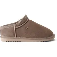 Warmbat Conner suede Pantoffels | Maat 44 Heren Taupe